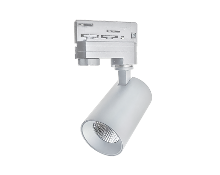 Westal WLT Mini Spotlight Ø46 mm, 8 W, aluminium vit, 3000 K, Belysning