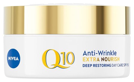 NIVEA Q10 Extra Nourish Day Cream SPF 15 50 ml, Skincare, Ansigtspleje, Anti-age