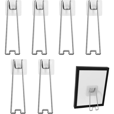 6 stk. - Fotoramme St& - 13 cm - Foto St& - Fotoramme St& i rustfritt stål