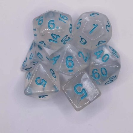 7 stk/sett DND-terninger polyedriske terninger STIL 7 STIL 7