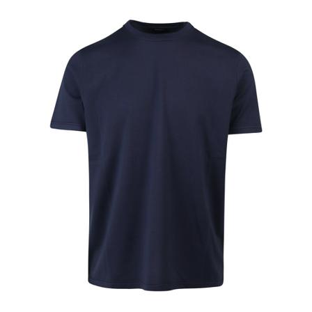 Kiton, T-Shirt Umk 0103 Blauw, Heren, Maat:L