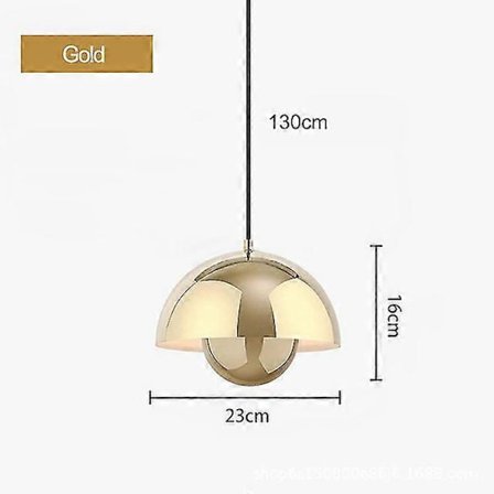 Moderne blomsterpotte pendellampe halvcirkel restaurant hængende loftslampe indendørs stue bar køkkenø lamper