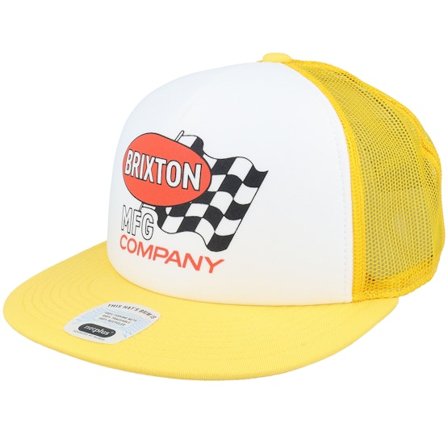 Brixton - Jaune trucker Casquette - Collins Np Hat Yellow/White/Yellow Trucker @ Hatstore