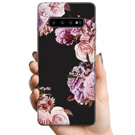 Samsung Galaxy S10 Tpu Mobilskal Blommor