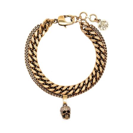 Alexander McQueen Bracelets , Geel , Dames , Maat: ONE Size Armbanden