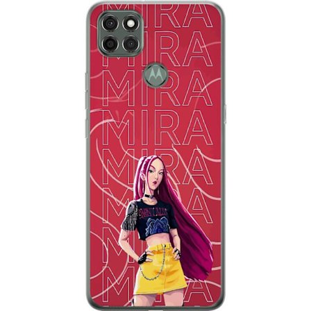 Yhteensopiva Puhelinkuori Motorola Moto G9 Power Kpop Demoninmetsästäjät Mira Punainen Voima Vahva Idoli Tyylikäs Roteva Energia