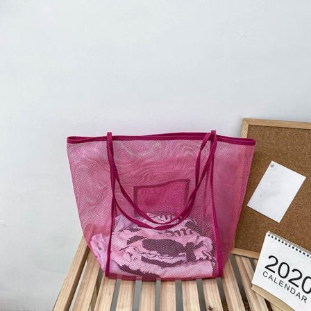 Beach Mesh Bag Mesh Nettoto ROSA