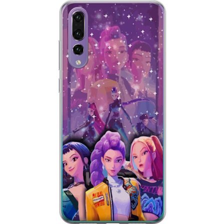 Kompatibelt Mobildeksel til Huawei Huawei P20 Pro Kpop Demon Jegerne Zoey Mira Aya Frontline Stjerner Forente Magi
