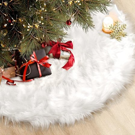 Julklappsskjort för Julgran, Plysch, 78/90/122/150 cm