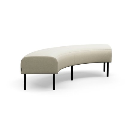 Modulsofa VARIETY, 90° Ecke, Stoff Pod CS, Sandstein