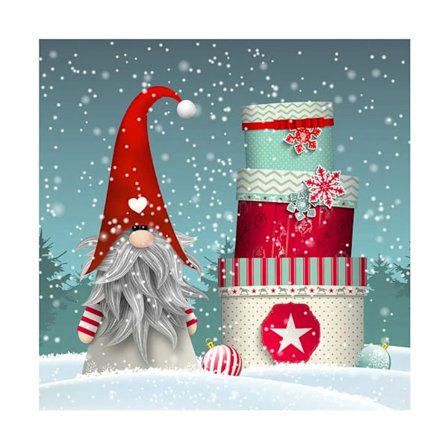 5D diamantmaleri, julepynt maleri, vintermaleri