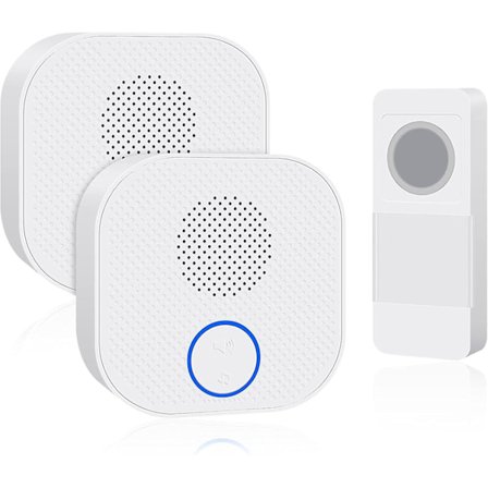 Trådløs Dørklokke Udendørs Vandafvisende, Dørklokke Trådløs Dørklokke Foran, 300m Rækkevidde