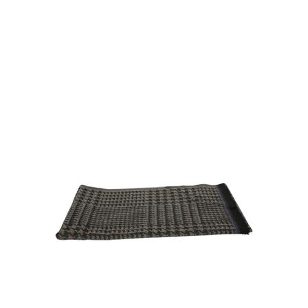 Kiton, Kiton& houndstooth patterned scarf Zwart, Heren, Maat:ONE Size