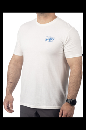 Tričko Klim Powabunga Tri-Blend Přírodní - Electric Blue Lemonade S