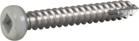 ESSVE 490512 Fasadeskrue hvit, 3,5 x 25 mm, A2 20-pakning, Innfesting