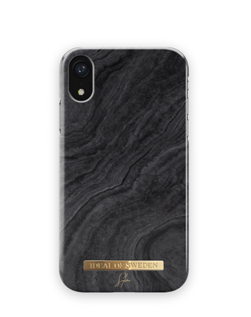 Fashion Case Sylvie Meis iPhone XR Black Reef Marble