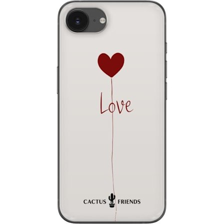 Yhteensopiva Puhelinkuori Apple Apple iPhone 16e Cactus and Friends - Love Balloon Minimal