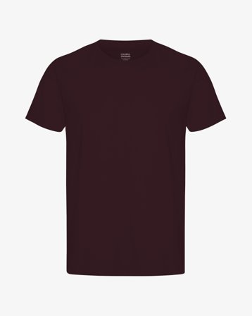 Classic Organic Tee - Oxblood Red M
