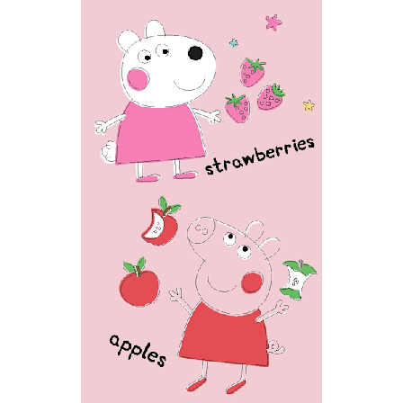 Greta Gris Fruits handduk & ansiktshandduk 30×50 cm