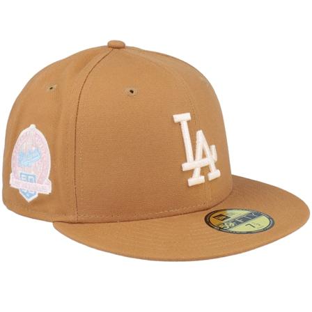 New Era - Los Angeles Dodgers Tunnel Pack 59FIFTY 60th Bronze Fitted Fitted Beige Cap - MLB @ Hatstore