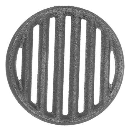 Rundt støbejernsrist til BBQ-pejs, høj varme, kulplade, grilludskiftningsdel, udendørs grilltilbehør