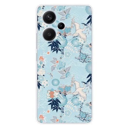 Siliconefodral - Kompatibel med Xiaomi Redmi Note 13 Pro Plus 5G - kimono-design