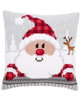 Broderikit Kudde Tomte - Vervaco