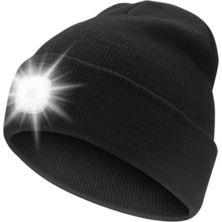 Hodelykt LED lue med lys - Strømpefyllere for menn G