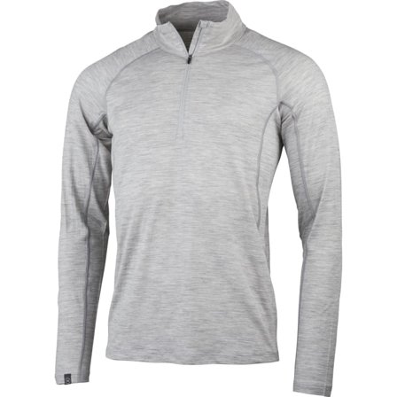 Lundhags Gimmer Merino Light Men's 1/2 Zip Men base layer tops Grey XXL