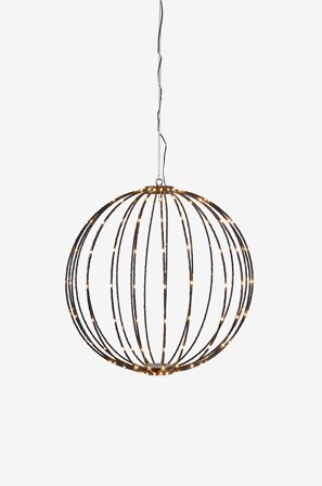 Star Trading - BREEZE LED-riippukoriste ø 50 cm - Musta - Koristevalaisimet - - Homeroom