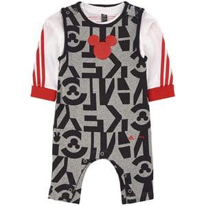 Kids - adidas Performance Grey Mickey Mouse Baby Set 92 cm - Clothing sets - 92 cm - Grey
