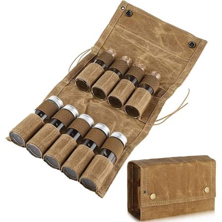 Matkailu Camping Spice -säilytyspussi, Canvas Spice Vedenpitävä Collap