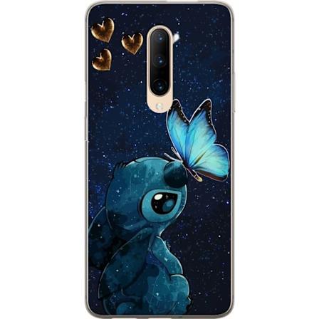 OnePlus 7 Pro Gjennomsiktig deksel Stitch sommerfugl