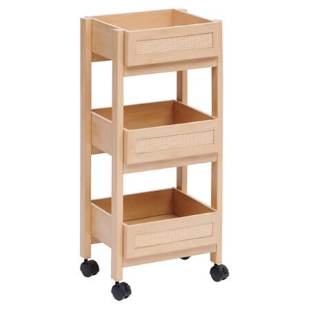 3-etagers vogn Cane L. 39,6 x B. 30 x H. 85,5 cm