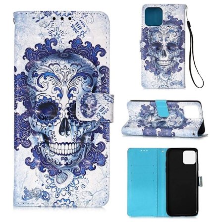 Plånboksfodral iPhone 13 Pro – Döskalle