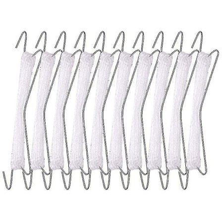 Tomat-hyllekroker, Tomat J-stativ, 12 stk. Tomat taukroker med 10m tau, Tomat krok, Tomat krok klips.