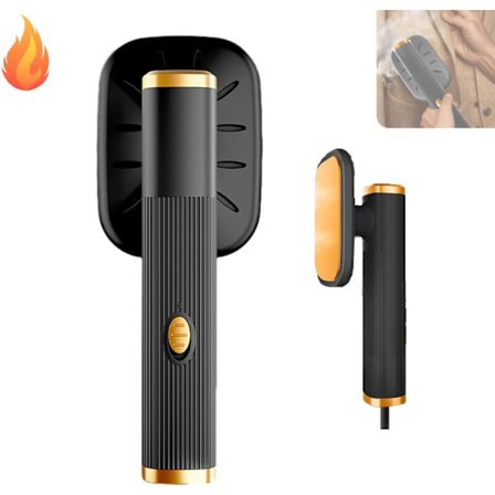 Dampstrygejern, 180° roterbart håndholdt dampstrygejern, foldbart rejsestrygejern, egnet til forskellige stoffer, især ideelt til sort tøj.