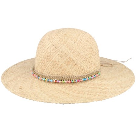 MJM Hats - Beige straw Cappello - Benita W Raffia Natural Straw Hat @ Hatstore
