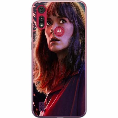 Motorola Moto E6s (2020) Genomskinligt Skal Stranger Things -