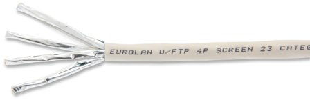 Eurolan 19D-TA-23WT-0 Datakabel C6A, U/FTP, LSZH, Dca Kapad, Anslutningsdon & kablar