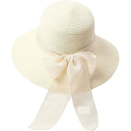 Hvid hat, skygge, stråhat, strand sol, bredskygget kvinder