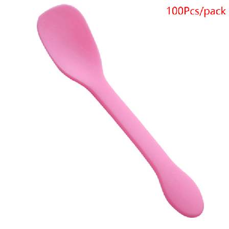 100 St Engångsglass Kaffesked Kaviarsked Omrörning