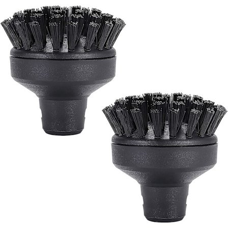 2 stk. Store Runde Børster til Karcher Damprenser