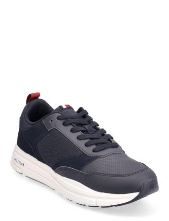 Modern Comfort Runner Mix Låga Sneakers Marinblå Tommy Hilfiger