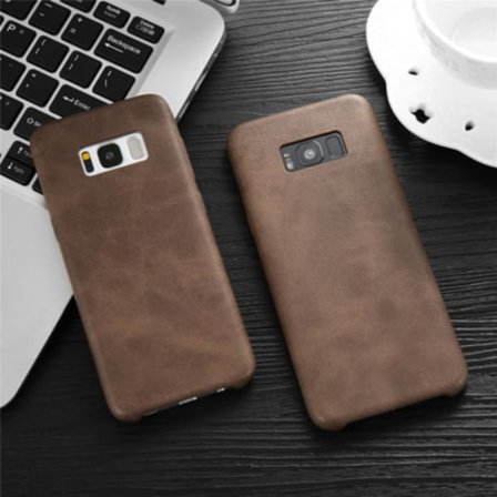 Samsung Galaxy S8 Skal med Vintage Vegan Mocka