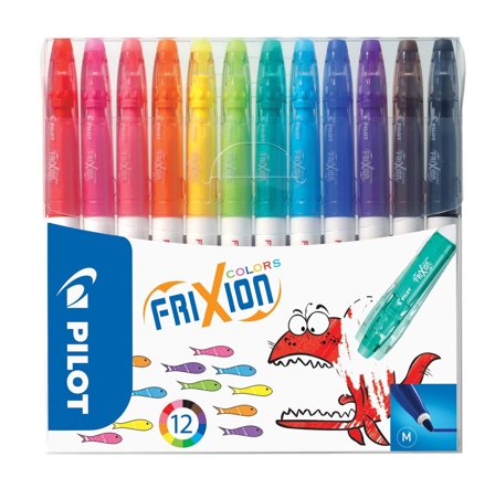 Pilot Frixion Colors 12-pack Raderbara Tuschpennor (3 år+)