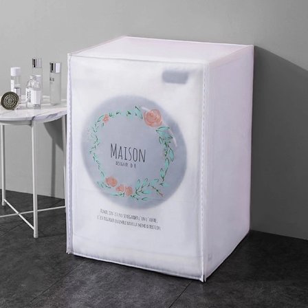 Garlandmønstrede vaskemaskinovertrekk, vanntett vaskemaskinbeskyttelse C,A