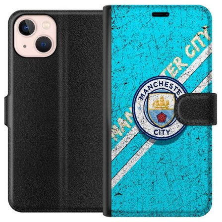 Yhteensopiva Lompakkokotelo Apple Apple iPhone 13 mini Manchester City Jalkapallo Jalkapallo Premier