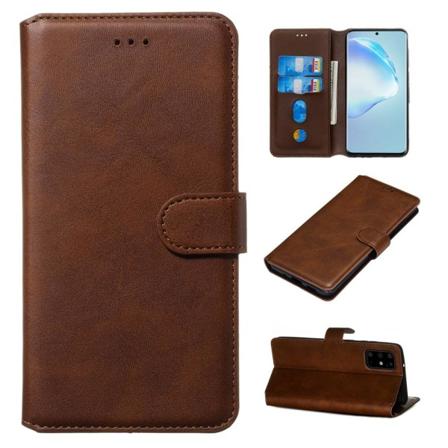 Samsung Galaxy S20 Plus - Plånboksfodral - Brun Brown Brun