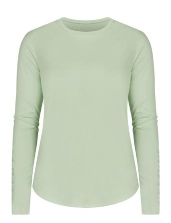 Team Logo Long Sleeve Sport T-shirts & Tops Long-sleeved Green Röhnisch